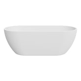 Koko Freestanding Acrylic Bath, 1680mm, Matte White